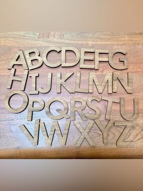 Wooden Alphabet